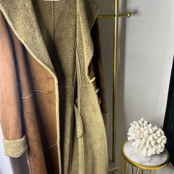 Dana Buchman Faux Suede Shearling Coat - Picture 13 of 13